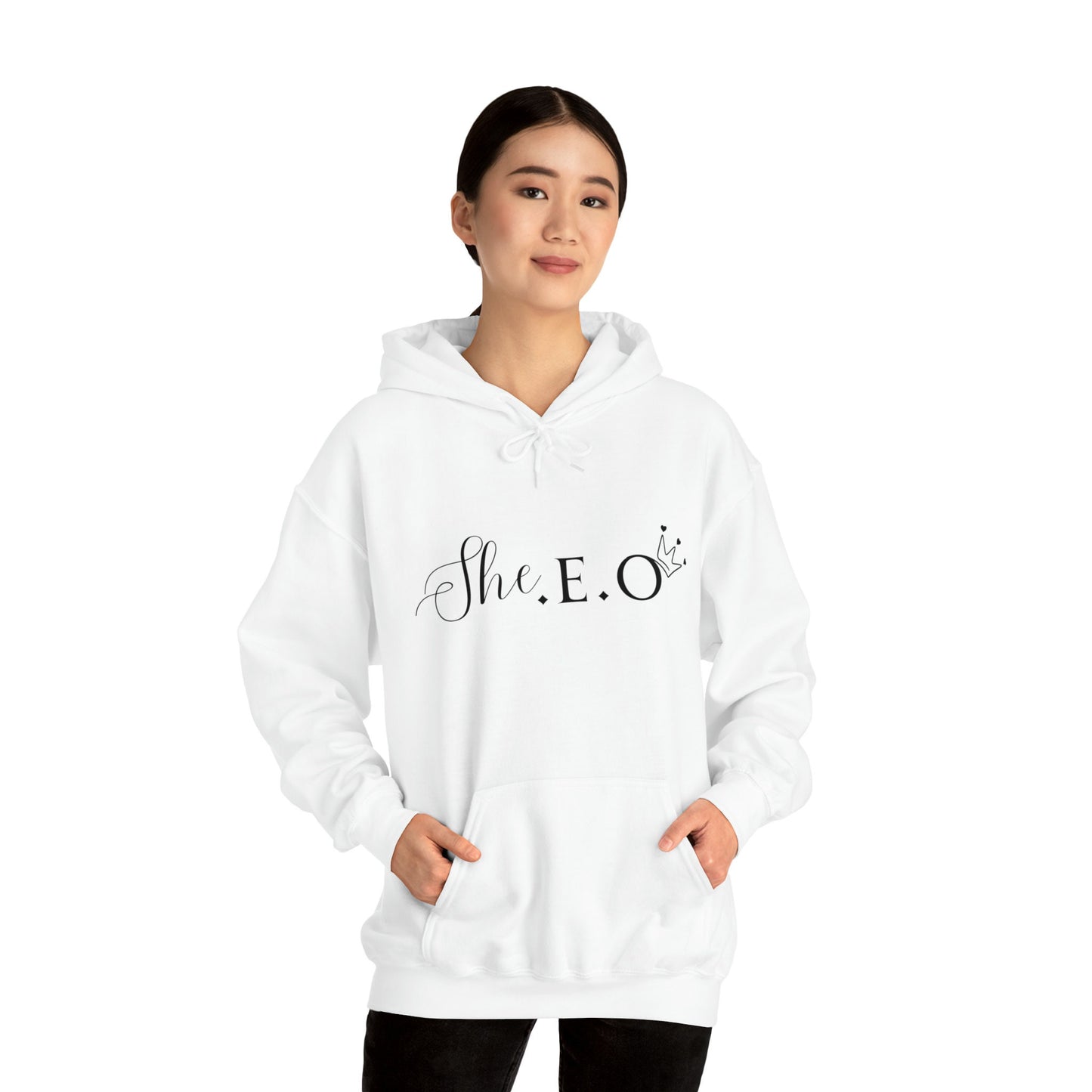 Women CEO Hoodie, She.E.O Hooded Sweatshirt, Girl Boss Hooded Sweatshirts