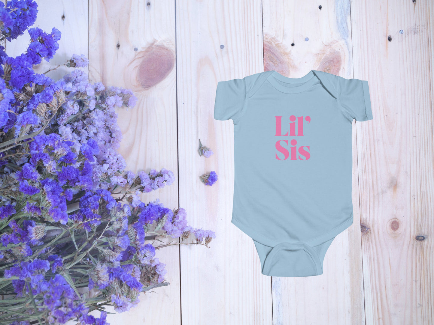 Lil Sis Baby Onesie, Cute Retro Jersey Bodysuit, Lil Sis Baby Onesie EUR
