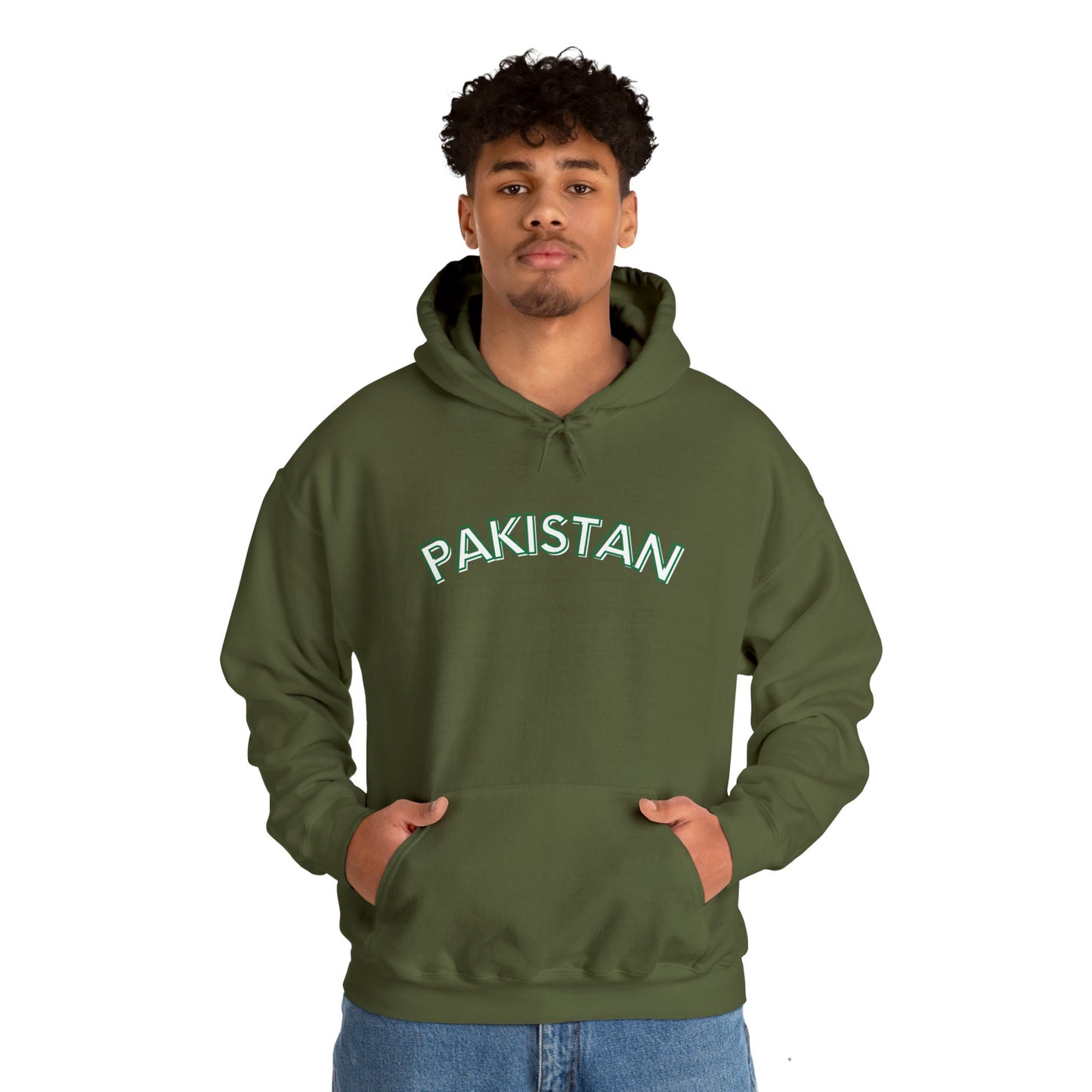 Pakistan Hooded Sweatshirt, Desi Hoodie, Pakistan Aesthetic, Unisex Hooded Sweatshirt EUR