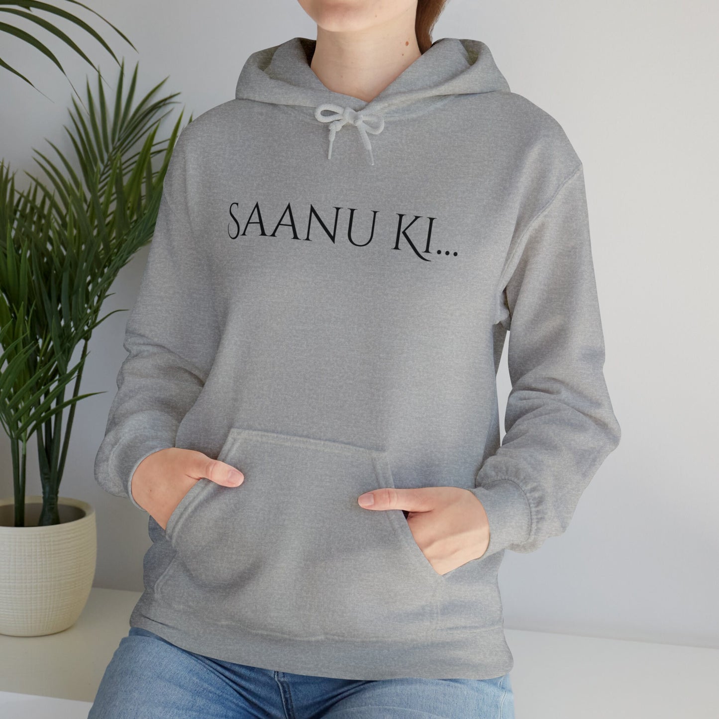 Funny Saanu Ki Punjabi Saying, Desi Hoodie, Punjabi Slogan Hoodies, Unisex Hoodie EUR