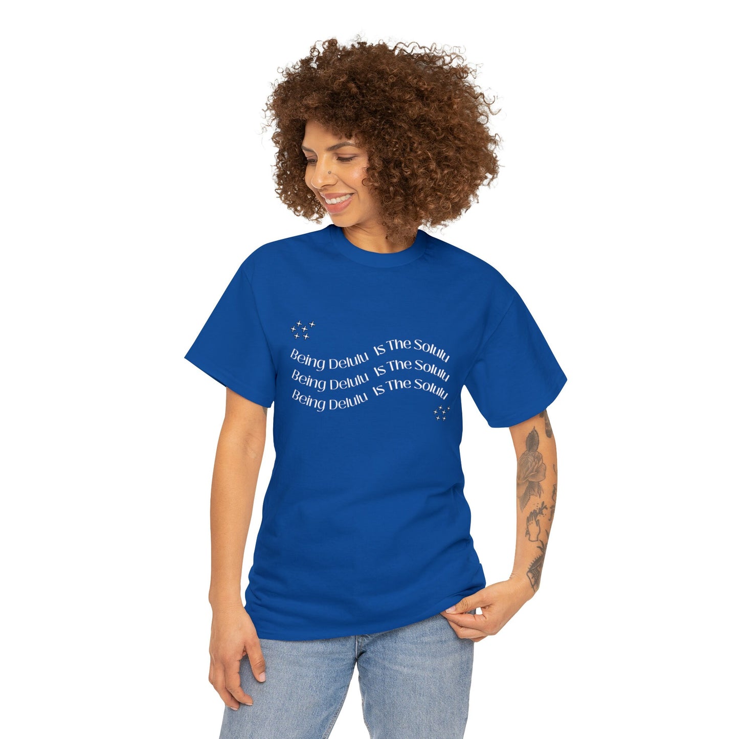 Being Delulu Is The Solulu, FunnyT-Shirt, Slogan T-Shirt, Unisex Tee EUR