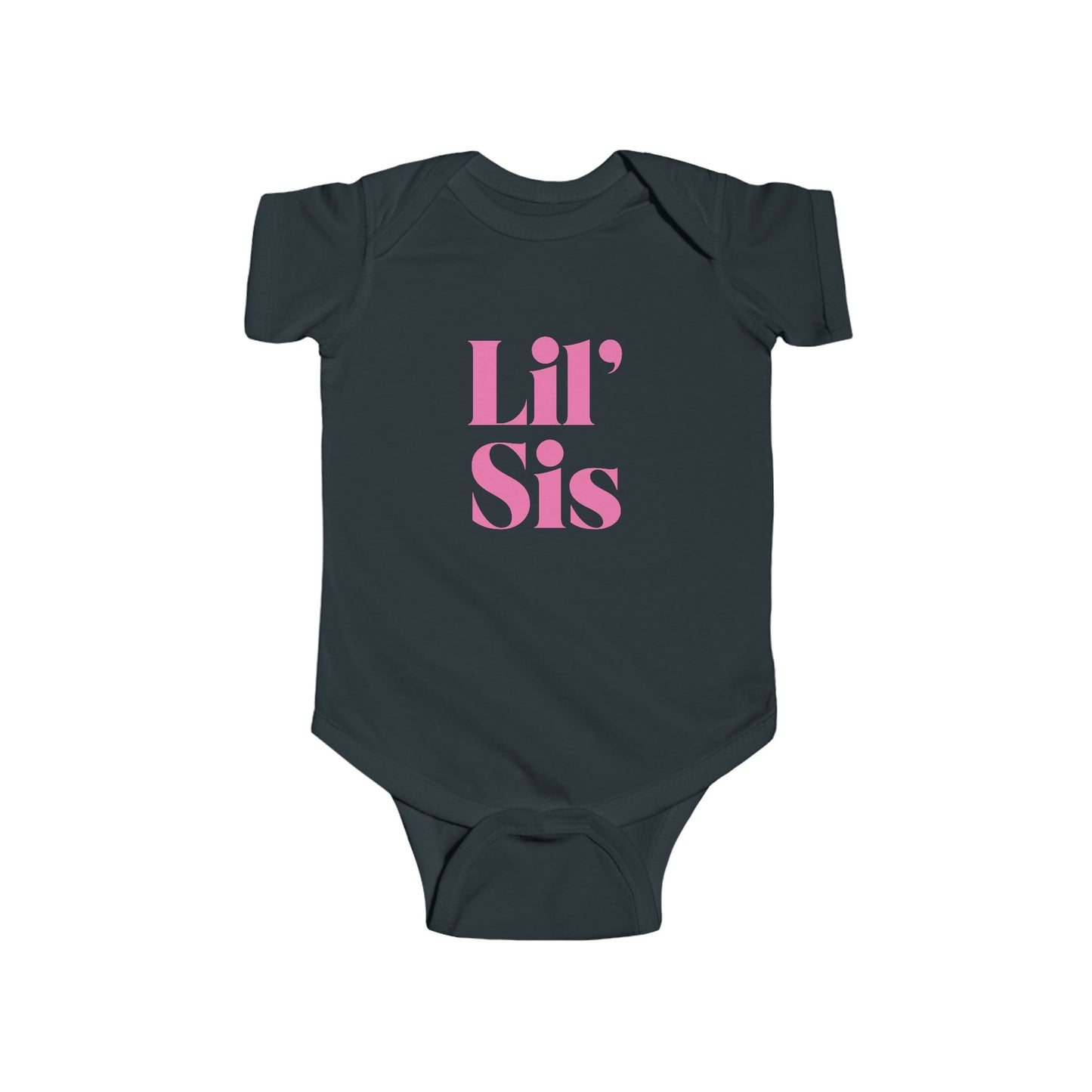 Lil Sis Baby Onesie, Cute Retro Jersey Bodysuit, Lil Sis Baby Onesie