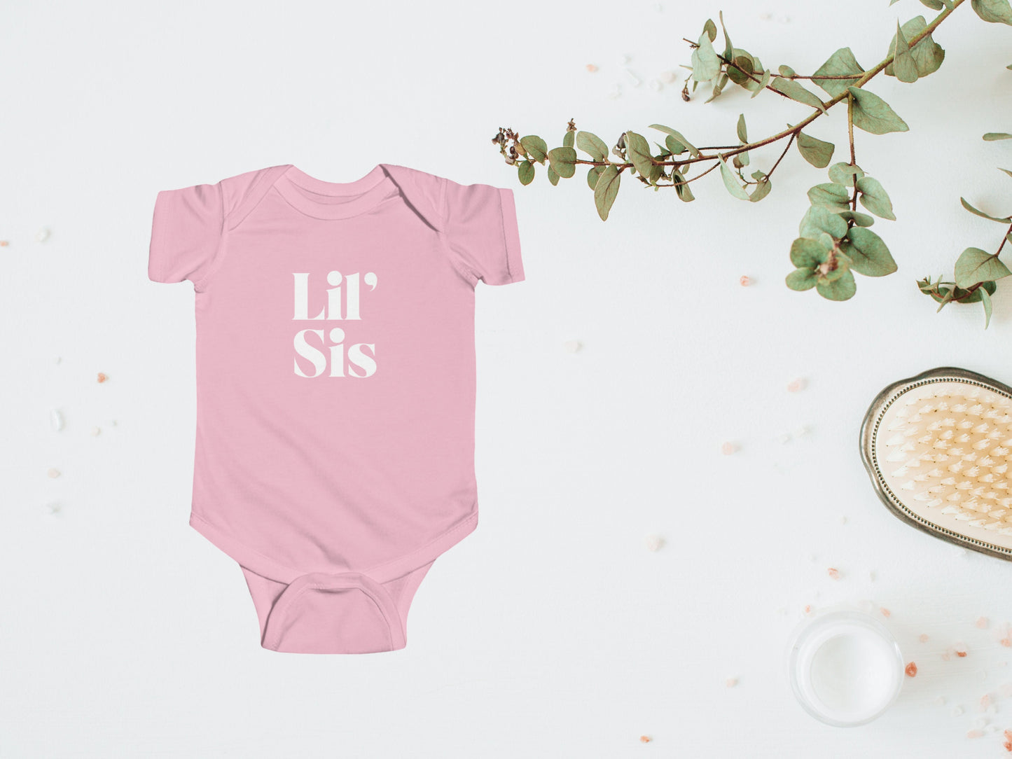 Lil Sis Baby Onesie, Cute Retro Jersey Bodysuit, Lil Sis Baby Onesie EUR