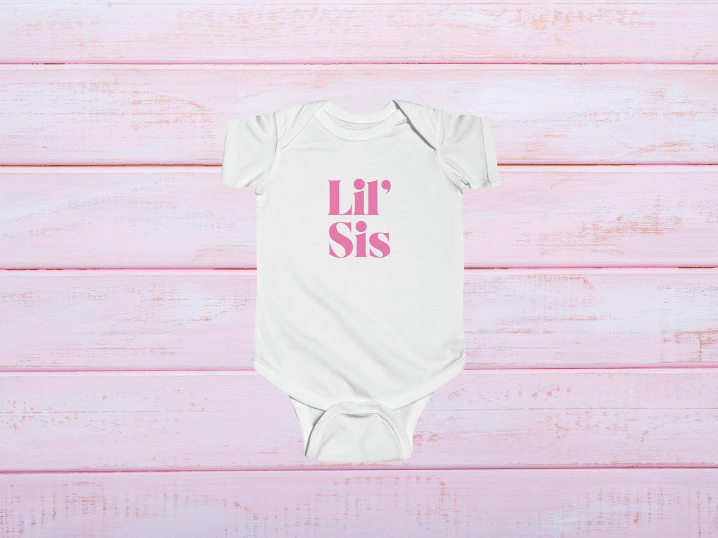 Lil Sis Baby Onesie, Cute Retro Jersey Bodysuit, Lil Sis Baby Onesie EUR