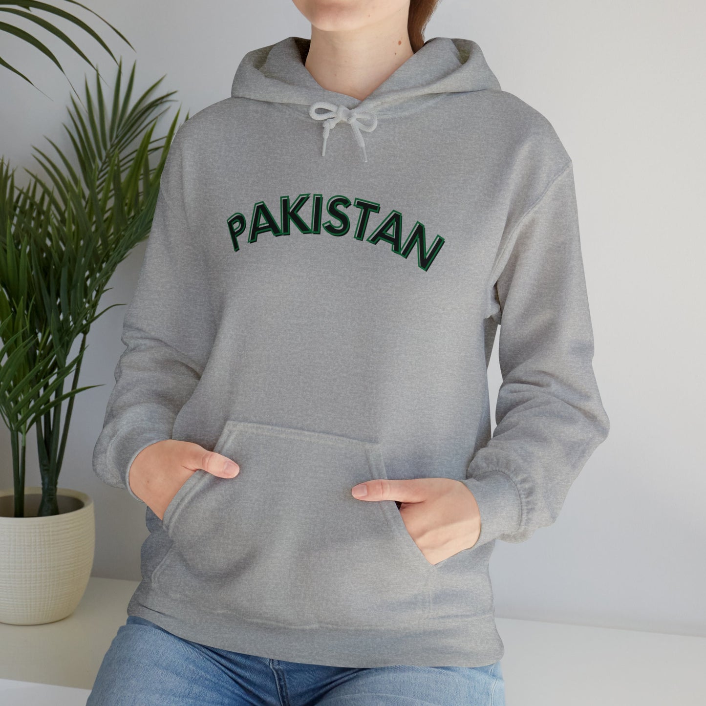 Pakistan Hooded Sweatshirt, Desi Hoodie, Pakistan Aesthetic, Unisex Hooded Sweatshirt EUR