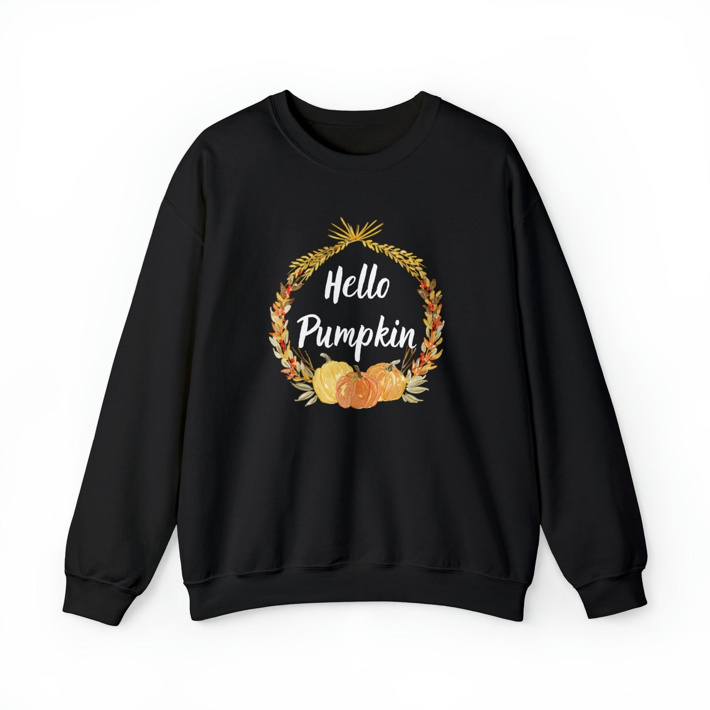 Hello Pumpkin Sweatshirt, Autumn Sweatshirt, Fall Aesthetic Sweatshirt, Long Sleeve Sweatshirt