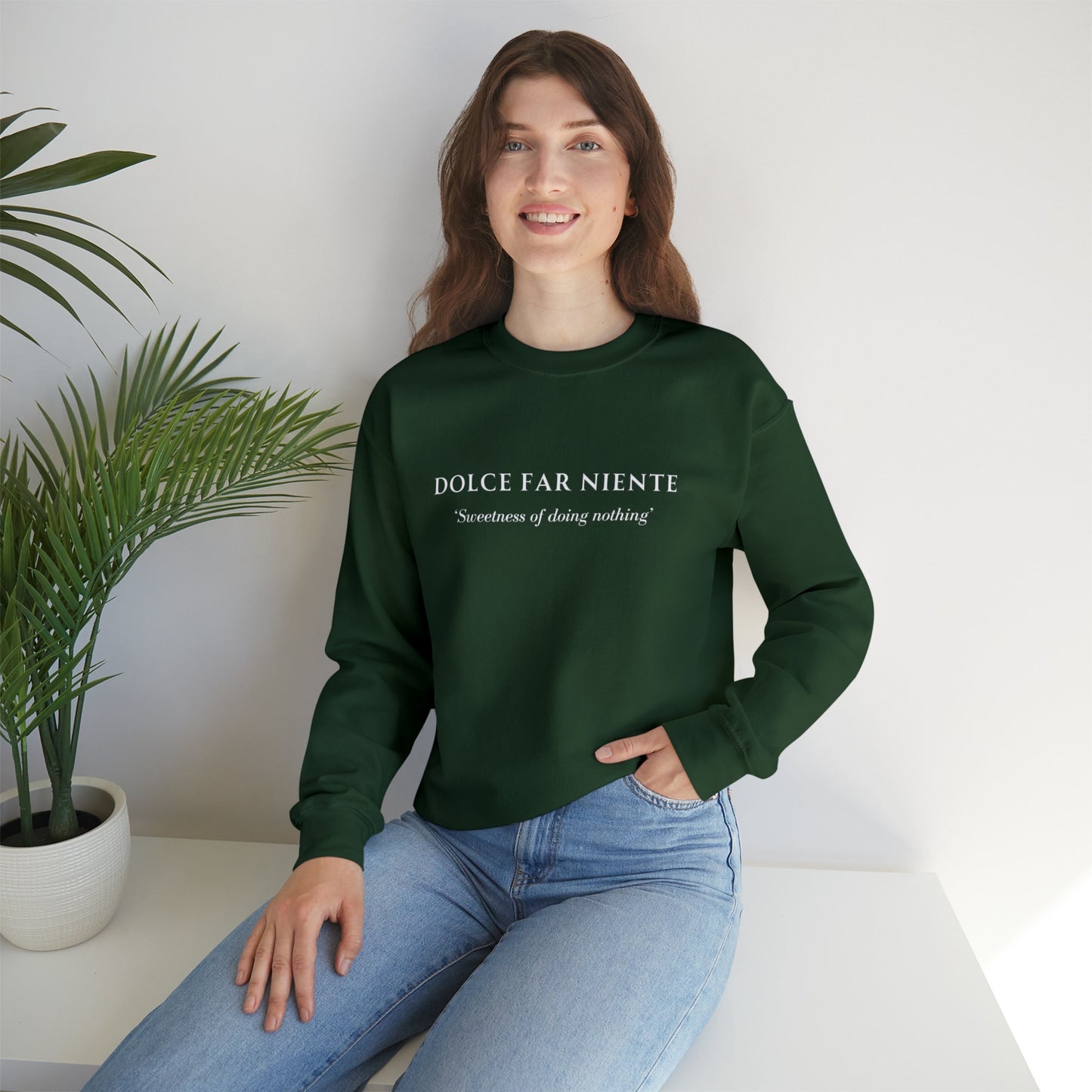 The Sweetness Of Doing Nothing, Cosy Sweater, Slogan Sweatshirt, Unisex Sweatshirt