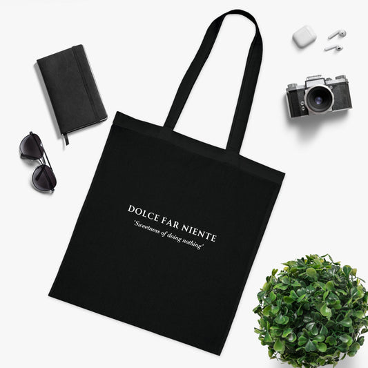 Sweetness Of Doing Nothing, Cotton Tote Bag, Tote Shopping Bag