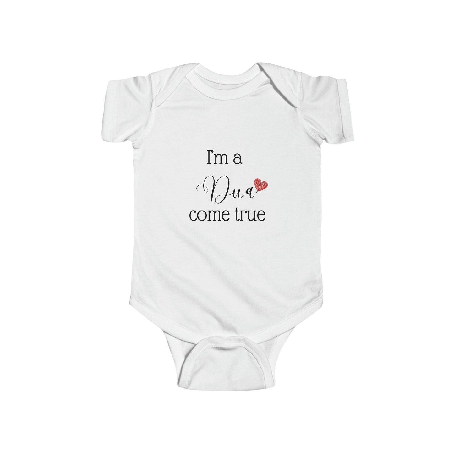 I'm A Dua Come True Baby Onesie, Cute Jersey Bodysuit, Islamic Baby Onesie