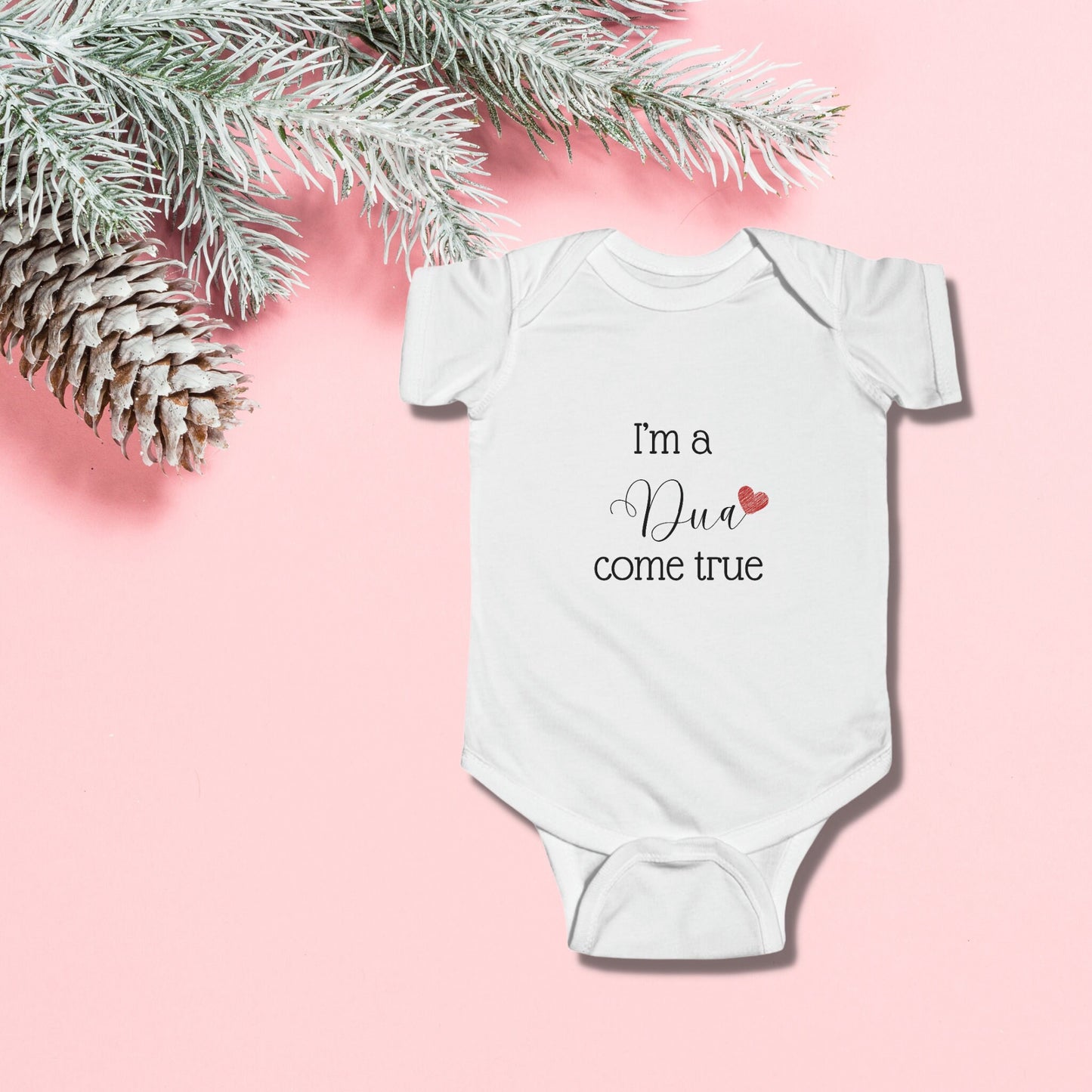 I'm A Dua Come True Baby Onesie, Cute Jersey Bodysuit, Islamic Baby Onesie