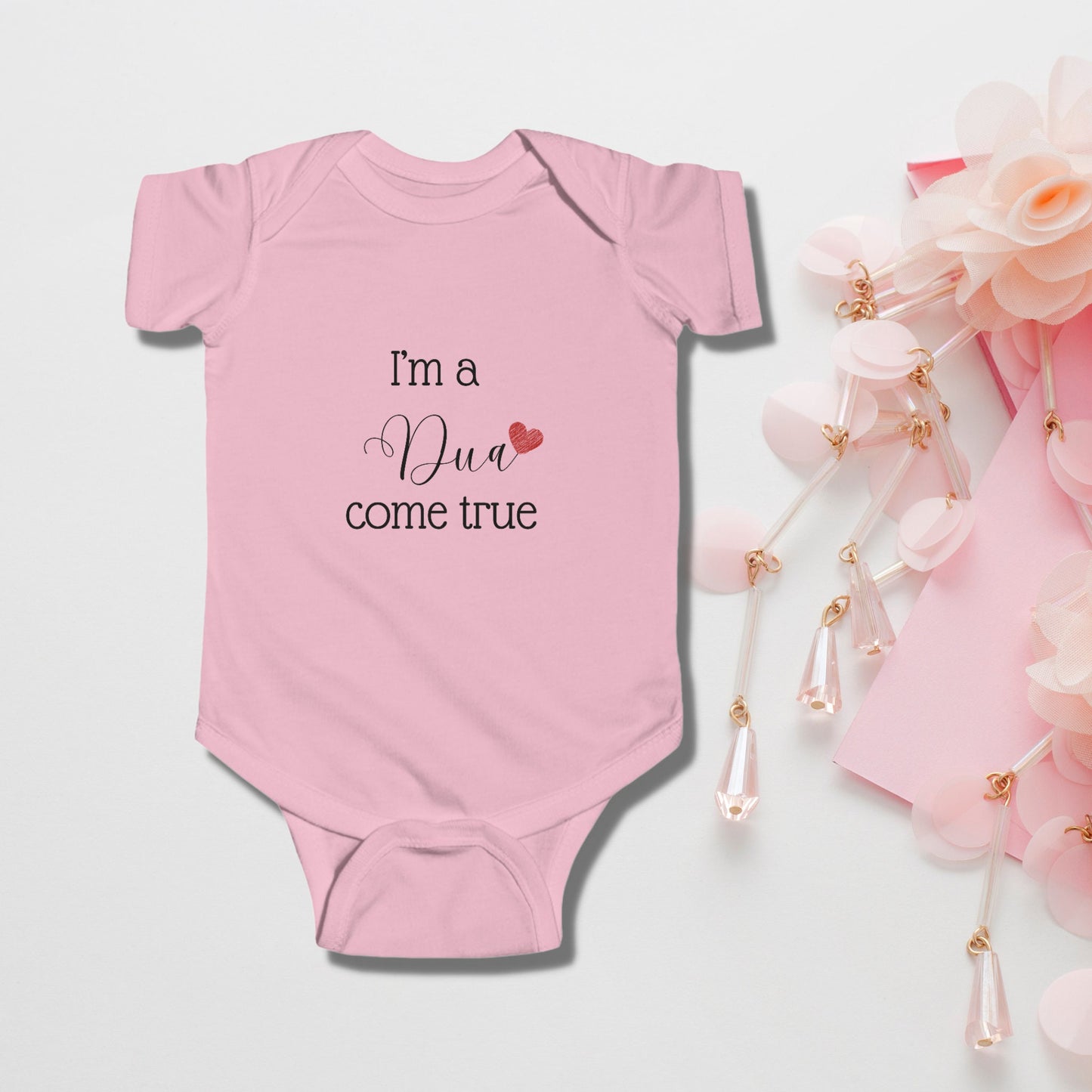 I'm A Dua Come True Baby Onesie, Cute Jersey Bodysuit, Islamic Baby Onesie EUR