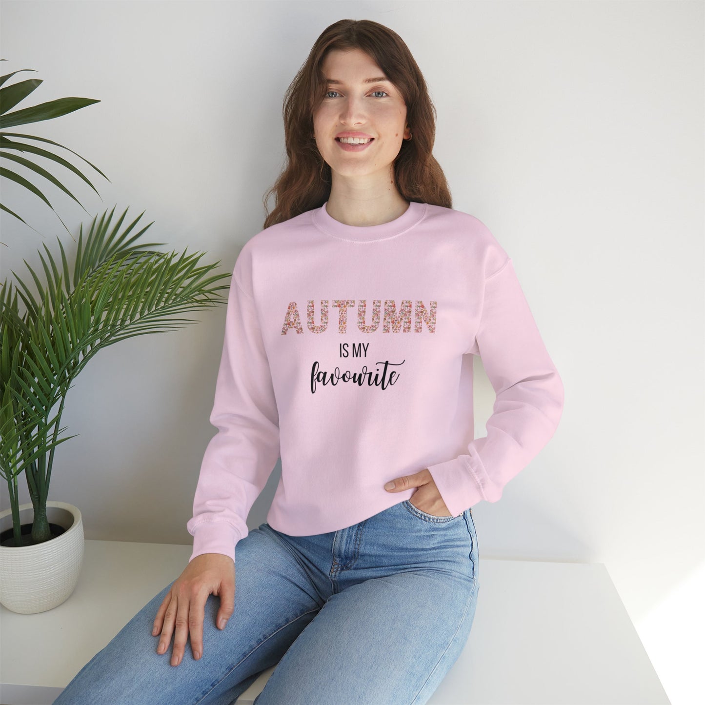 Autumn Is My Favourite, Cosy Sweater, Slogan Sweatshirt, Womens Sweatshirt