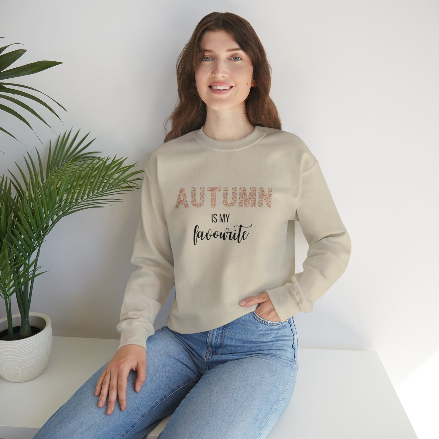 Autumn Is My Favourite, Cosy Sweater, Slogan Sweatshirt, Womens Sweatshirt