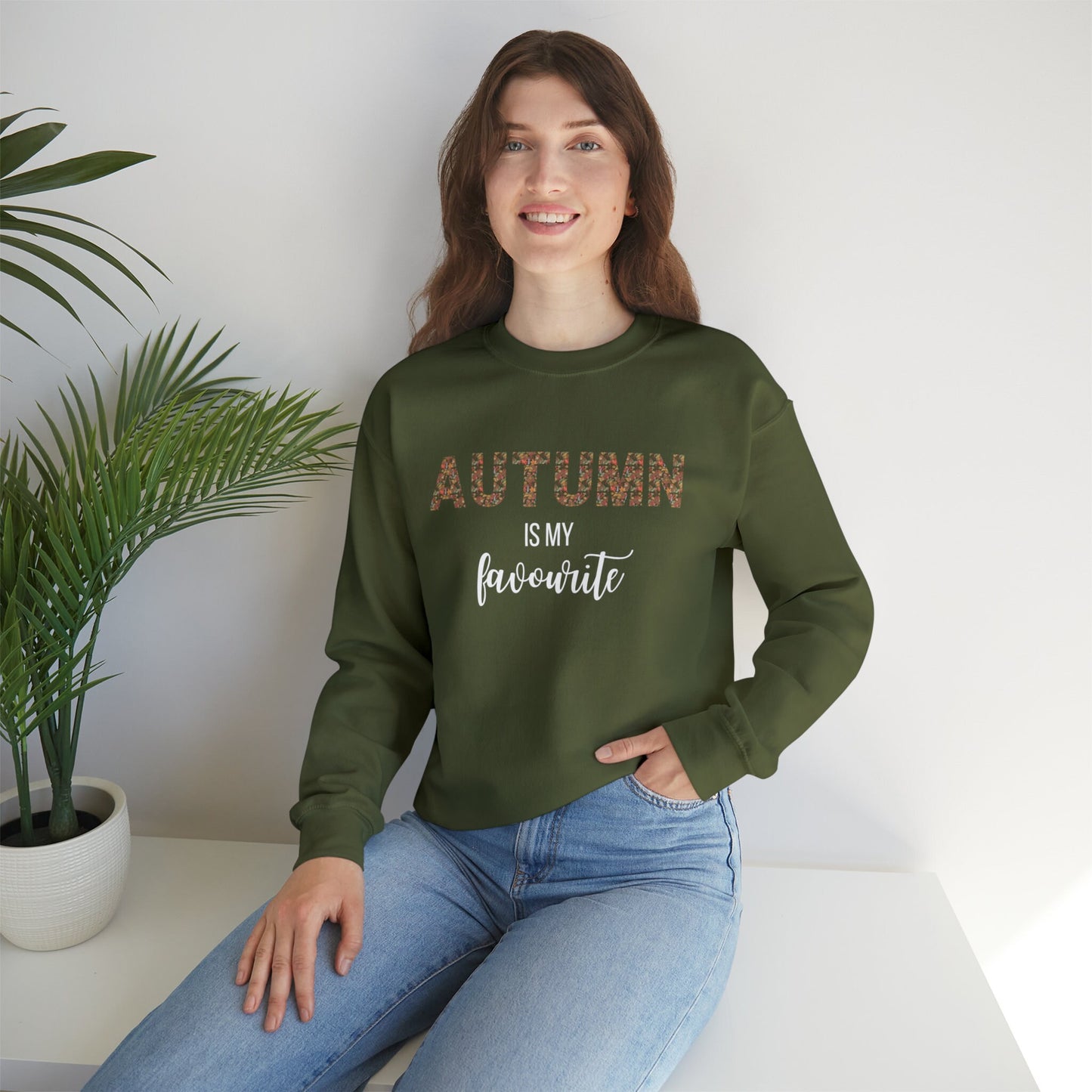 Autumn Is My Favourite, Cosy Sweater, Slogan Sweatshirt, Womens Sweatshirt EUR