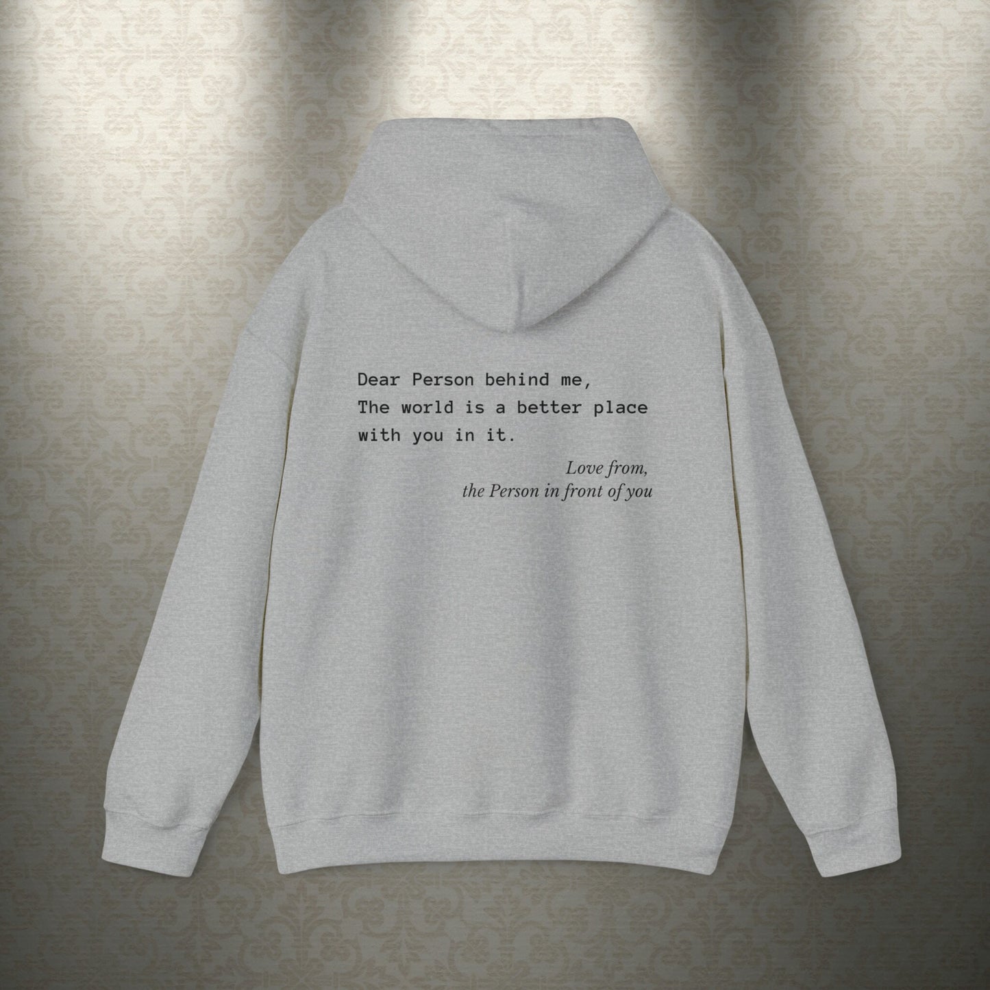 Dear Person Behind Me Hoodie, Mental Health Awareness Hooded Sweatshirt, Unisex Hoodie EUR