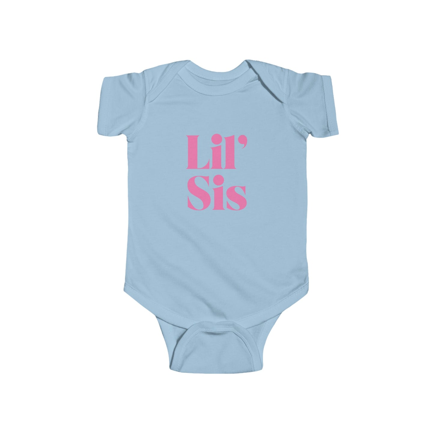 Lil Sis Baby Onesie, Cute Retro Jersey Bodysuit, Lil Sis Baby Onesie