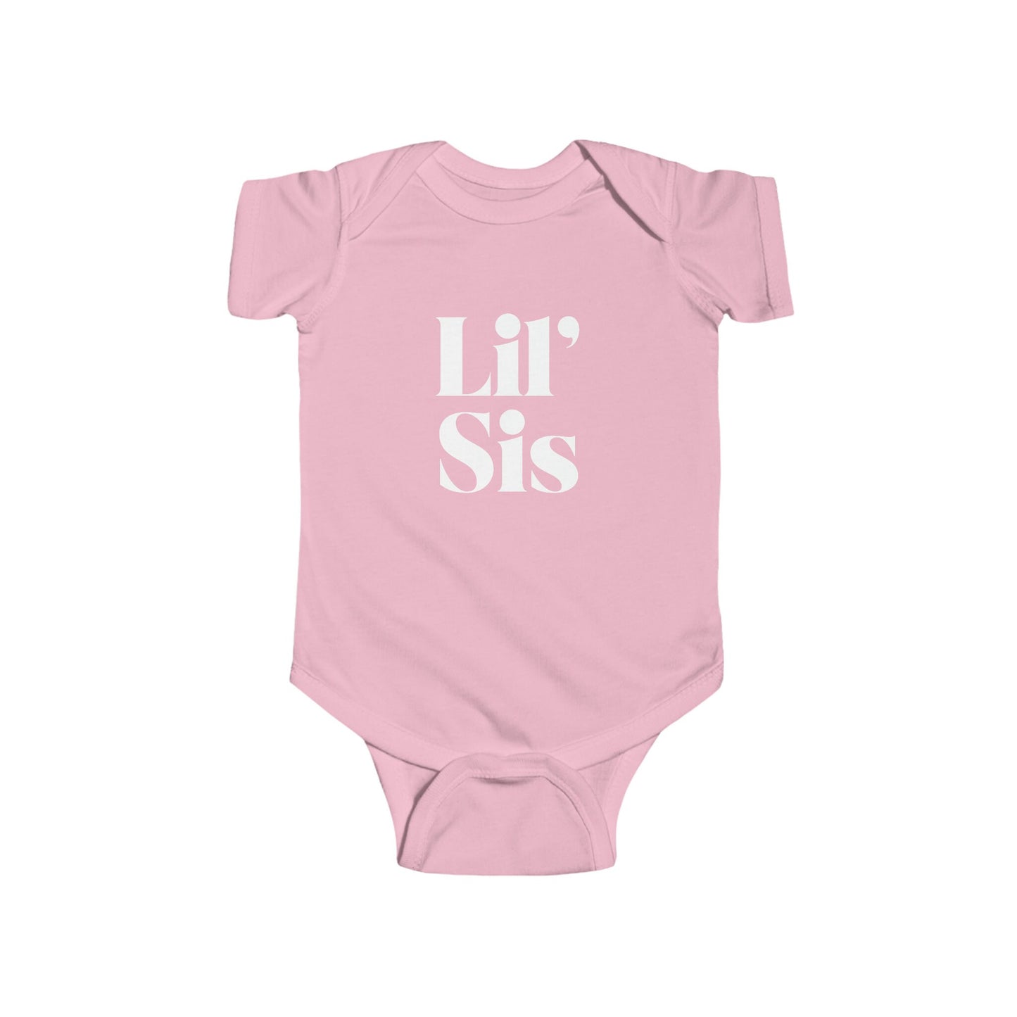 Lil Sis Baby Onesie, Cute Retro Jersey Bodysuit, Lil Sis Baby Onesie