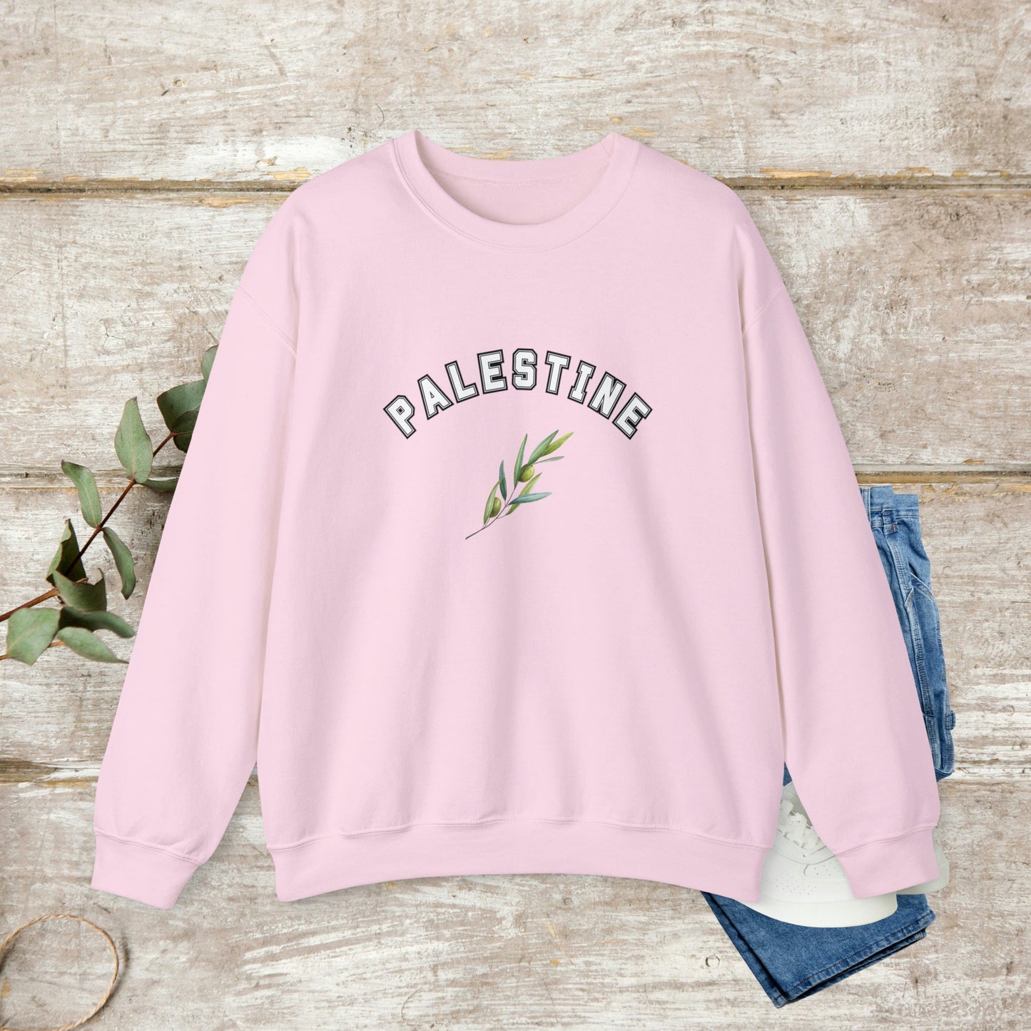 Palestine Sweatshirt, Olive Branch Sweatshirt, Palestine Aesthetic, Unisex Sweatshirt