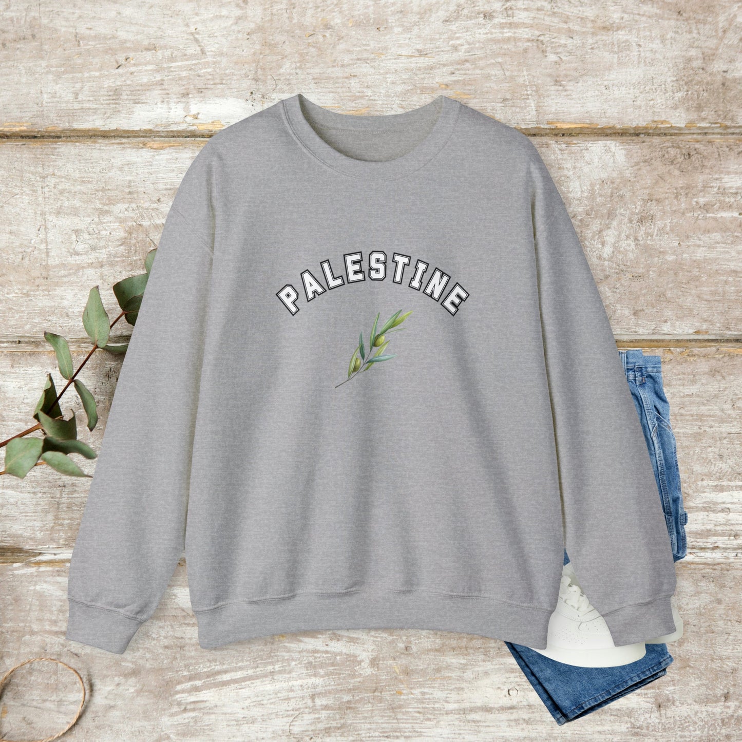 Palestine Sweatshirt, Olive Branch Sweatshirt, Palestine Aesthetic, Unisex Sweatshirt