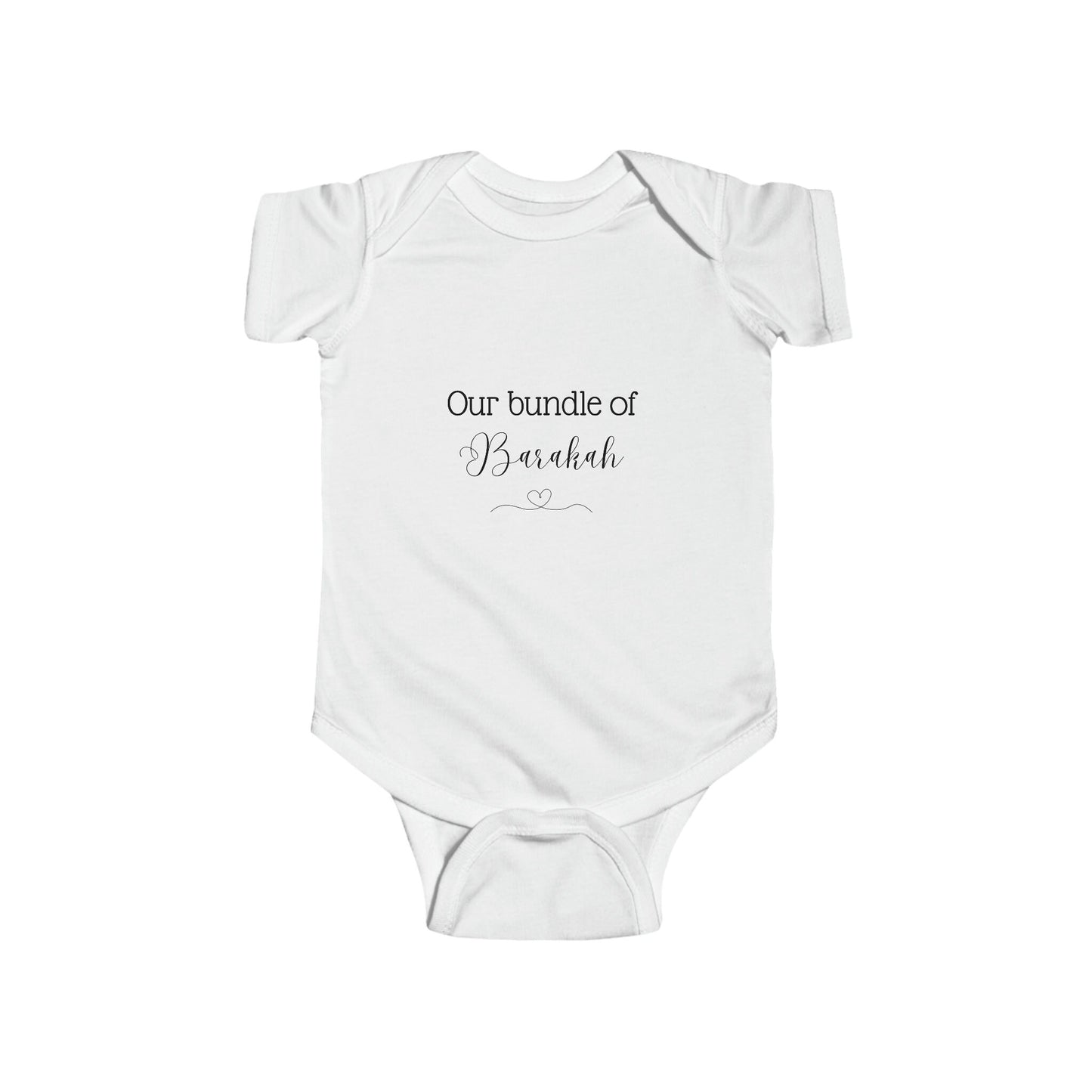 Bundle of Barakah Baby Onesie, Cute Jersey Bodysuit, Islamic Baby Onesie