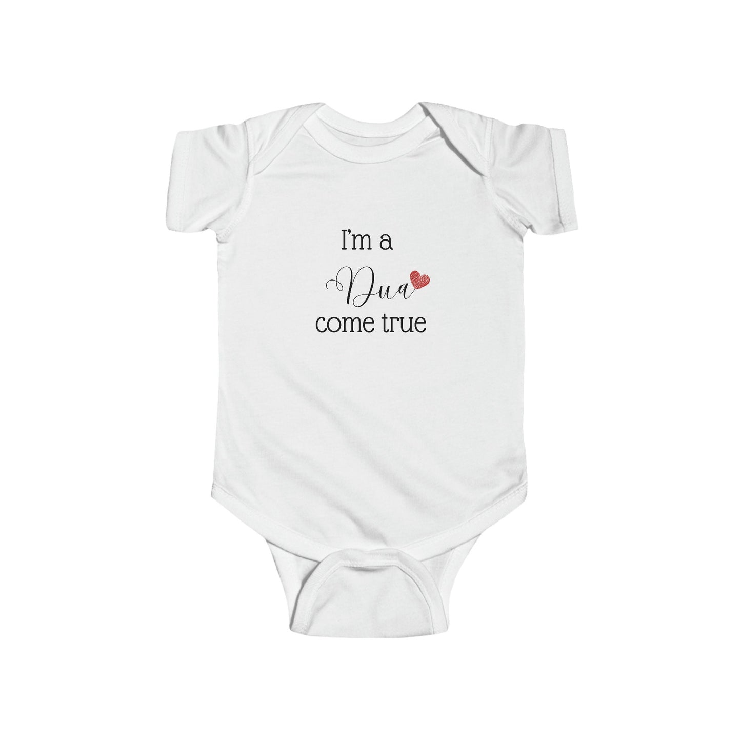 I'm A Dua Come True Baby Onesie, Cute Jersey Bodysuit, Islamic Baby Onesie EUR