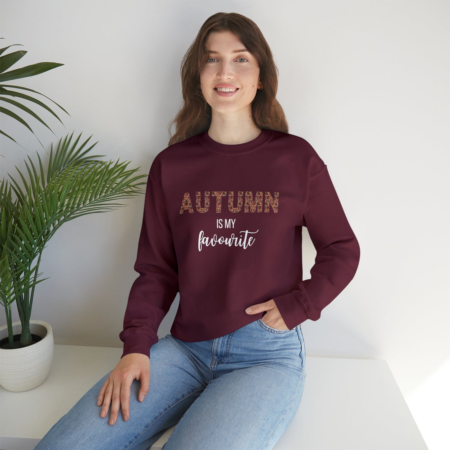 Autumn Is My Favourite, Cosy Sweater, Slogan Sweatshirt, Womens Sweatshirt