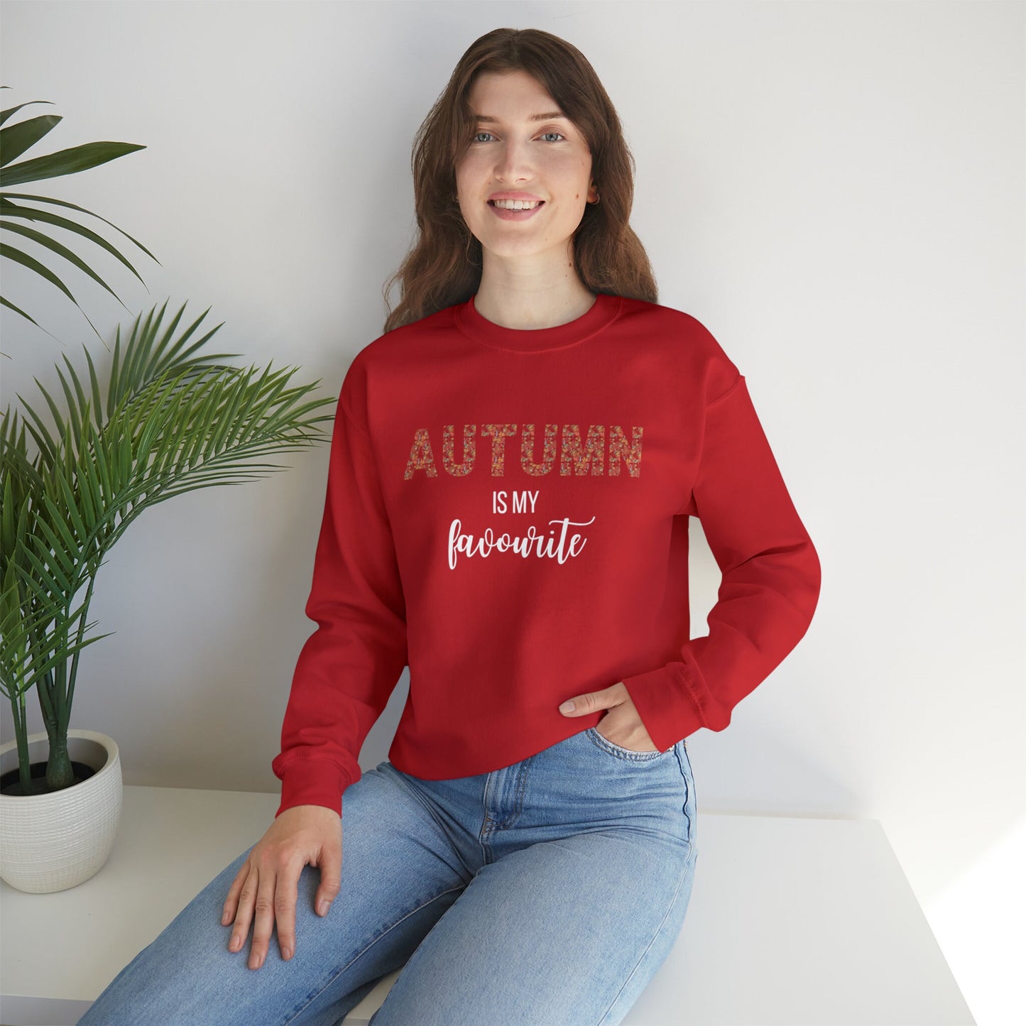 Autumn Is My Favourite, Cosy Sweater, Slogan Sweatshirt, Womens Sweatshirt EUR